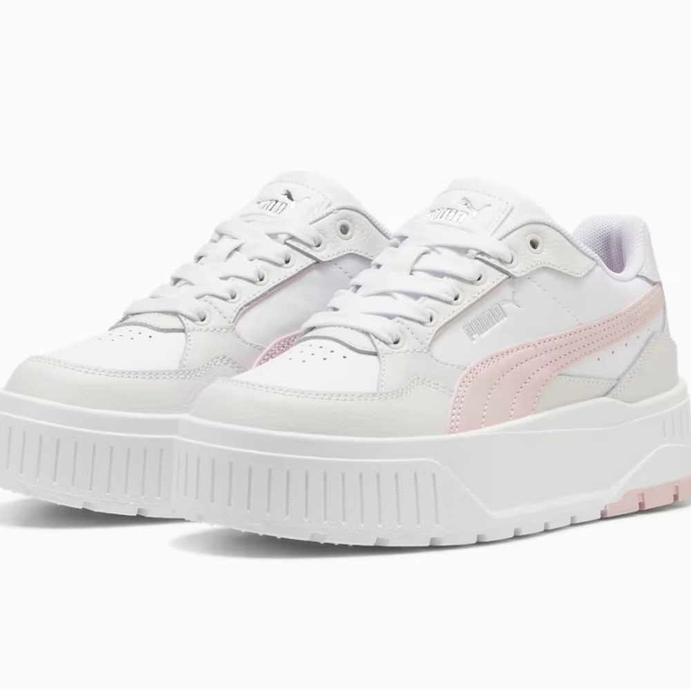 Brand New Karmen Puma White/Cream/Soft Pink
Woman’s Fashion Sneaker